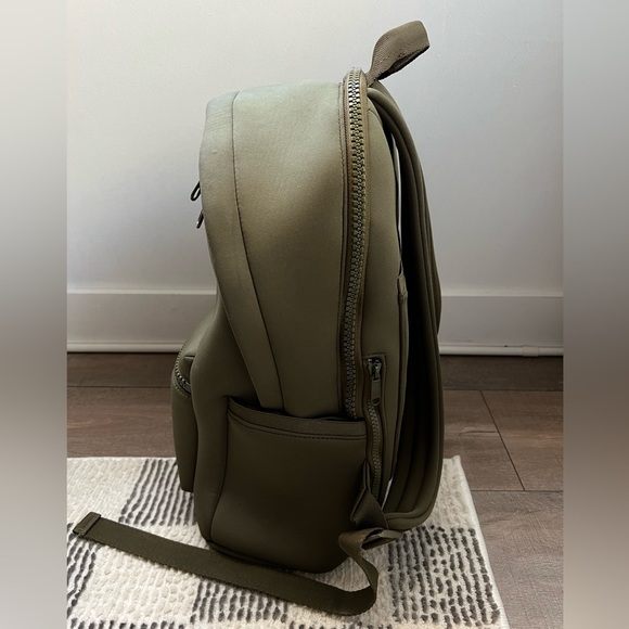 DAGNE DOVER Dakota Backpack Neoprene Dark Moss Large - Picture 4 of 15